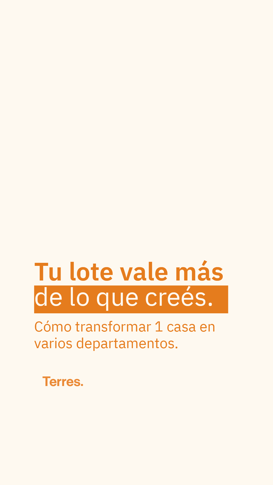 Pieza gráfica de Terres.